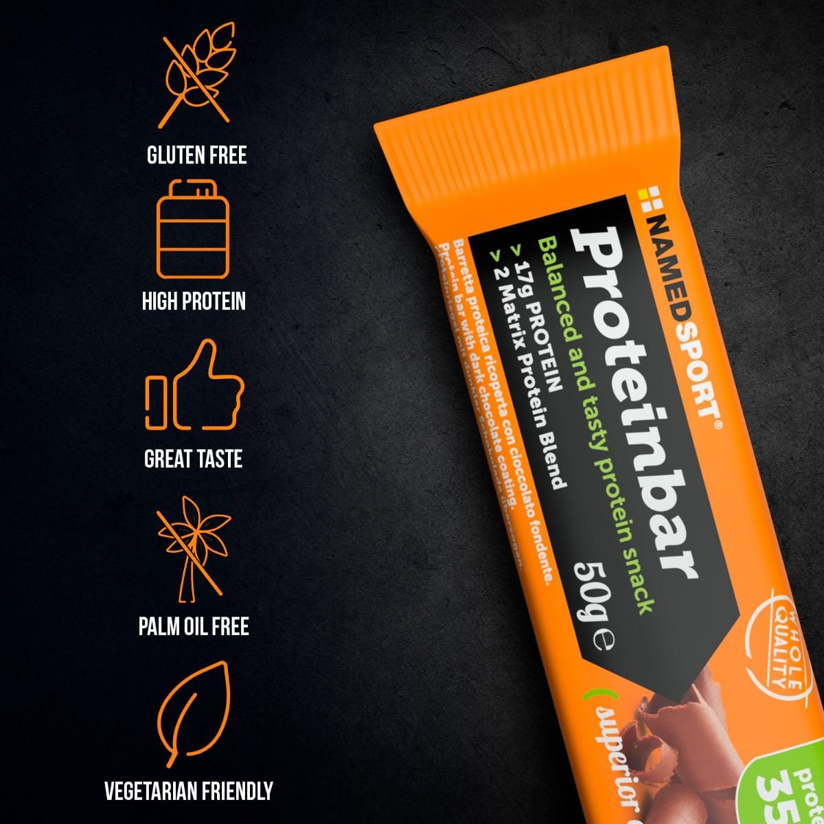 PROTEINBAR> Superior Choco, 50 gr, Named Sport