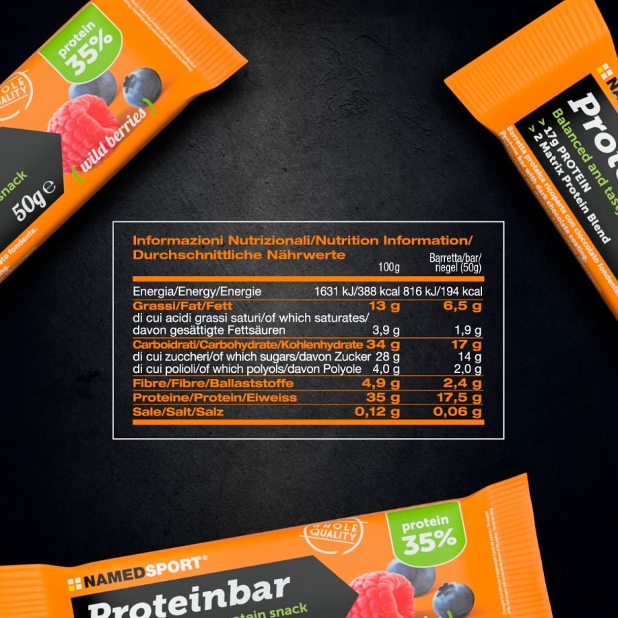 PROTEINBAR> Wild Berries, 50 gr, Named Sport