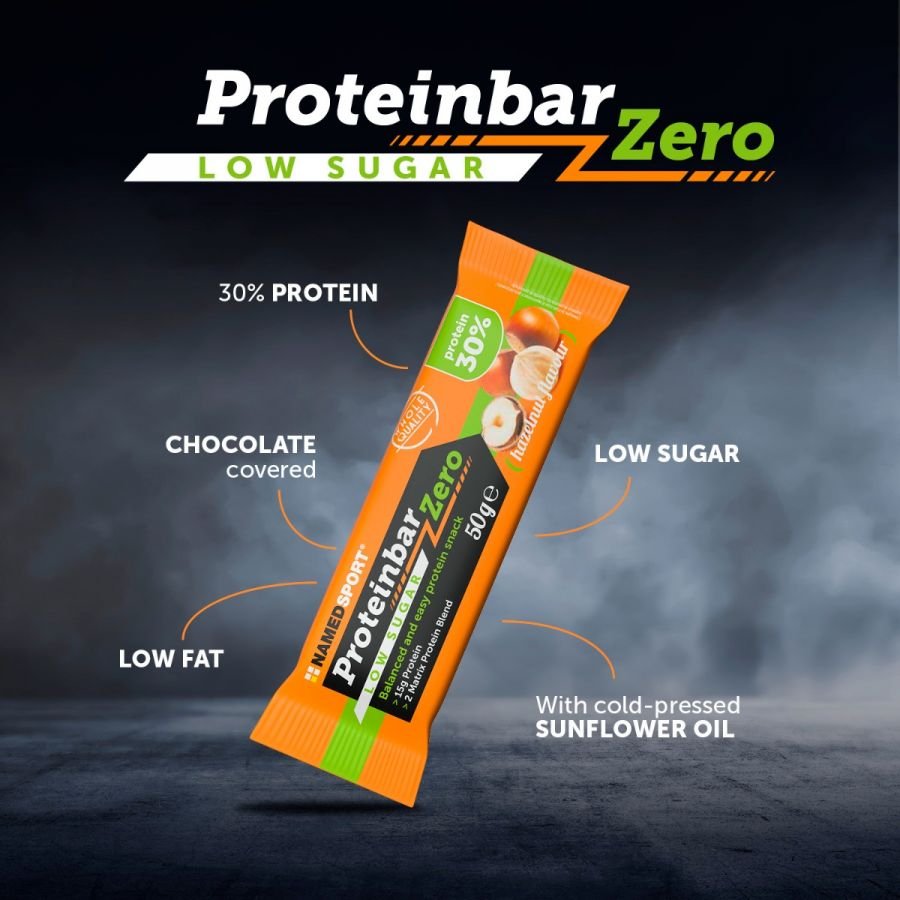 PROTEINBAR ZERO> Hazelnut, 50 gr, Named Sport