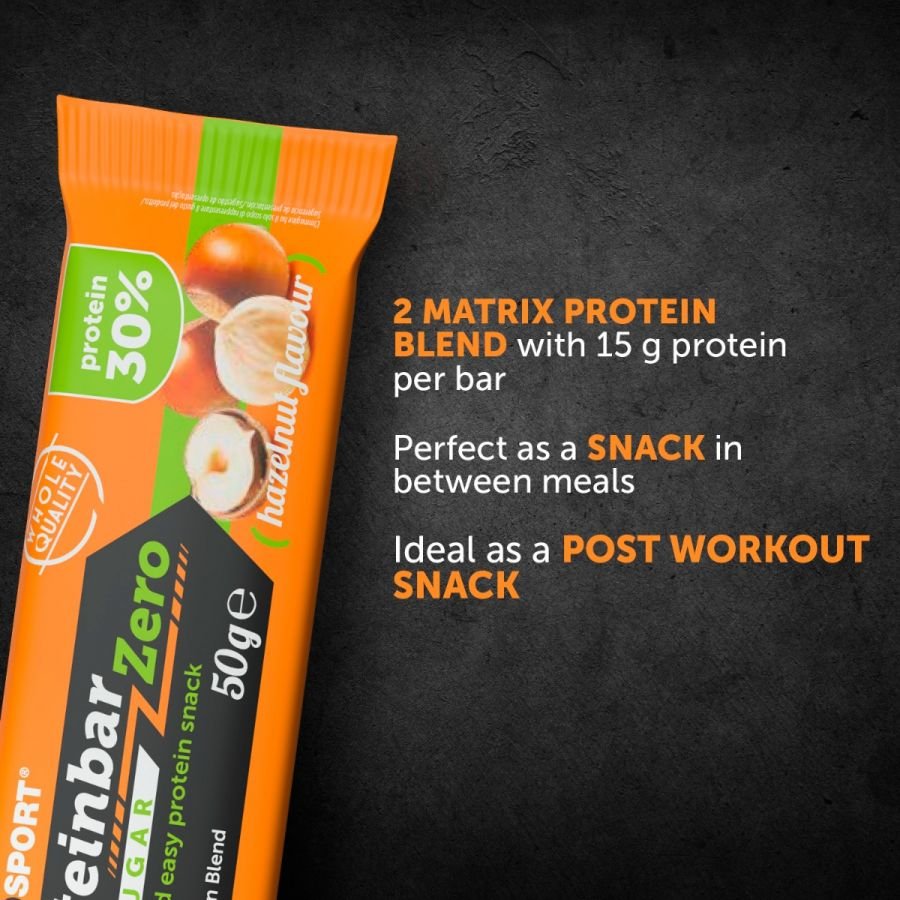 PROTEINBAR ZERO> Hazelnut, 50 gr, Named Sport