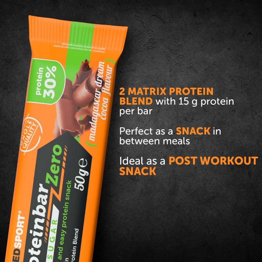 PROTEINBAR ZERO> Madagascar Dream Cocoa, 50 gr, Named Sport