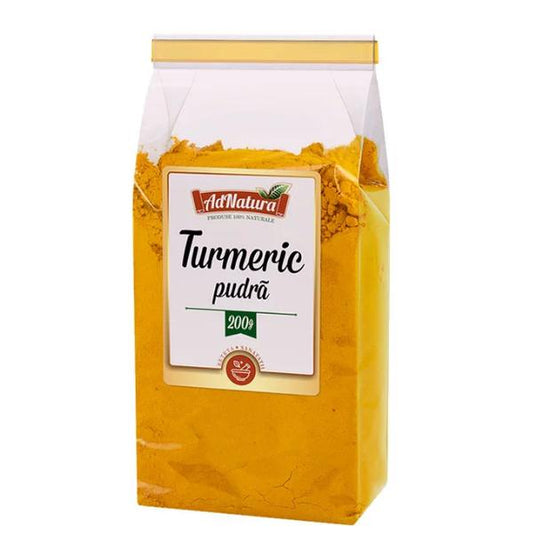 Pudra de turmeric, 200g, AdNatura-