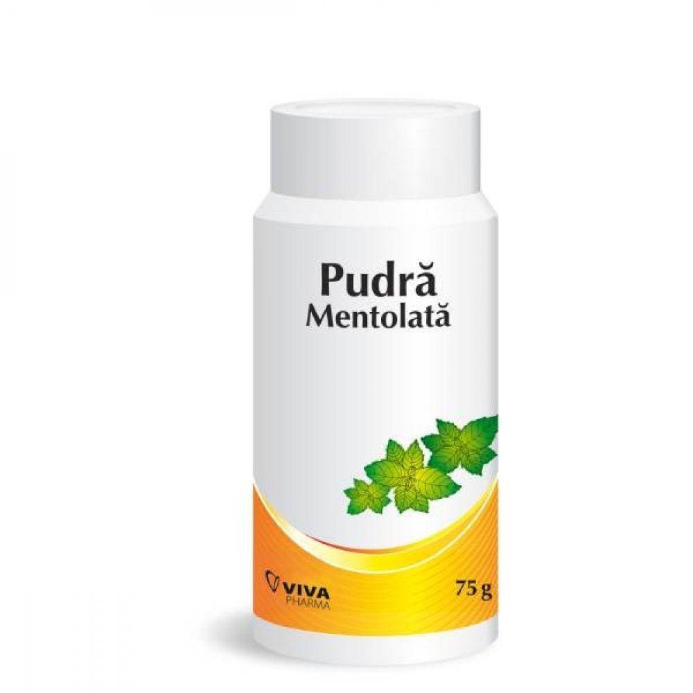 Pudra mentolata, 75 g, Viva Pharm