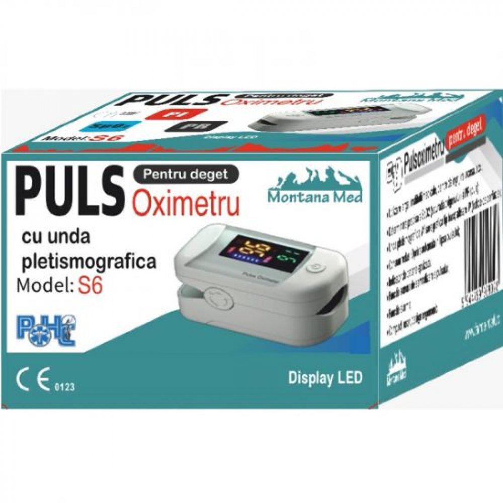 Pulsoximetru pentru deget S6, Montana Med-