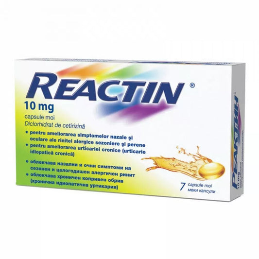 Reactin, 10 mg, 7 capsule, McNeil-