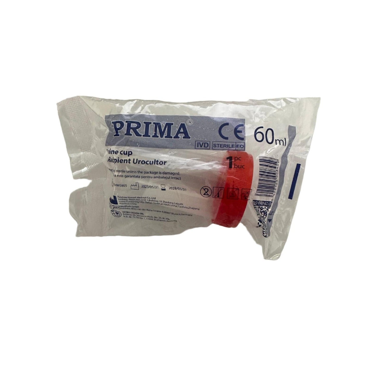 Recipient Urocultor Steril, 60 ml, Prima