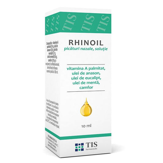 Rhinoil picături nazale, soluţie, 10 ml, Tis Farmaceutic-