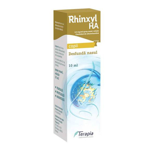 Rhinxyl Ha spray nazal solutie, 0,5 mg/ml, 10 ml, Terapia-