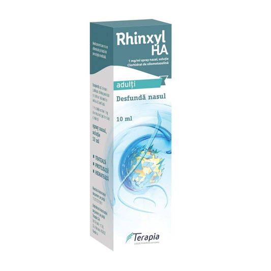 Rhinxyl HA, spray nazal solutie, 1 mg/ml, 10 ml, Terapia