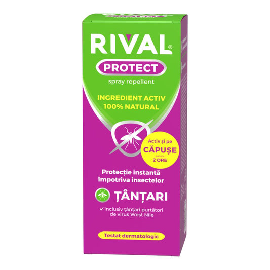 Rival Protect Spray Repellent, 100 ml, Fiterman Pharma-