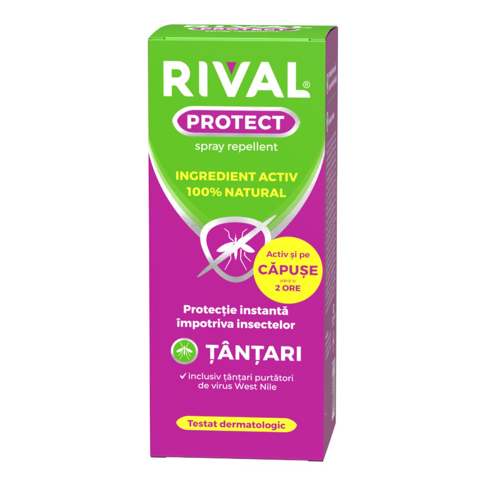 Rival Protect Spray Repellent, 100 ml, Fiterman Pharma