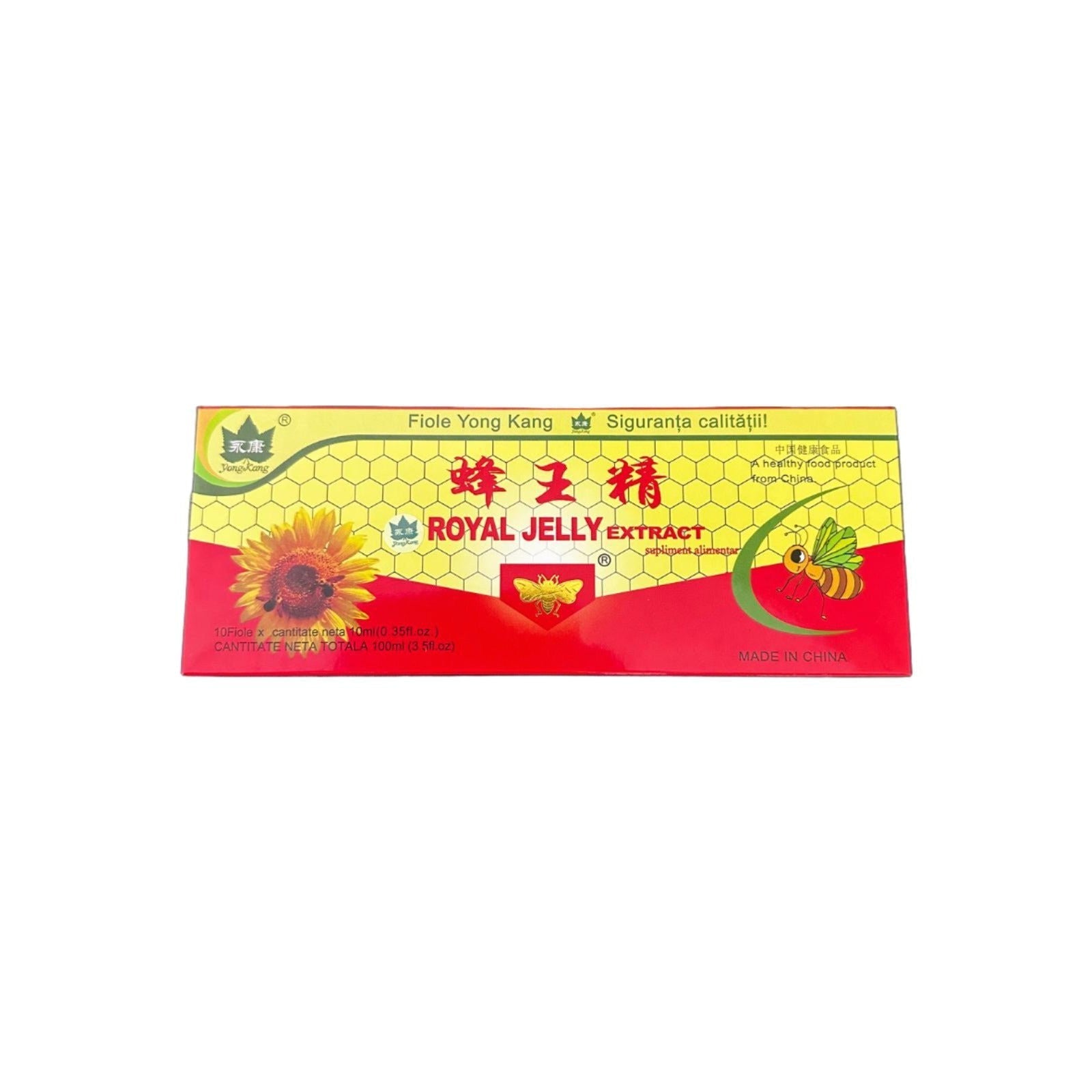 Royal Jelly Extract (Laptisor de Matca), 10 fiole buvabile, Yongkang International China-