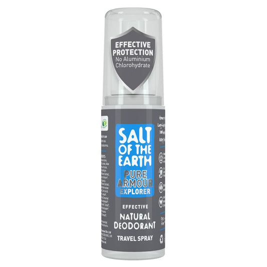 Salt Of The Earth Deodorant spray Pure Armour pentru barbati cu vetiver si citrice , 100 ml