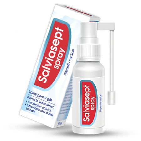 Salviasept spray pentru gat, 20 ml, Zdrovit