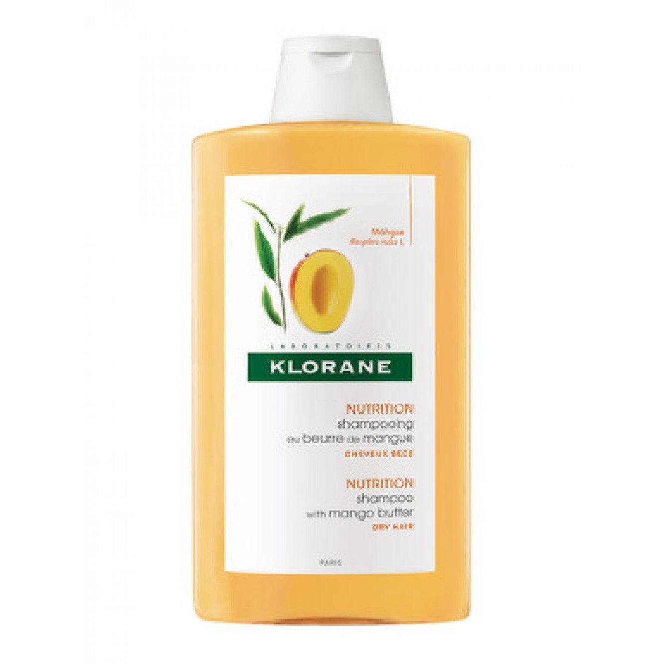 Sampon hranitor cu extract de Mango, 400 ml, Klorane-