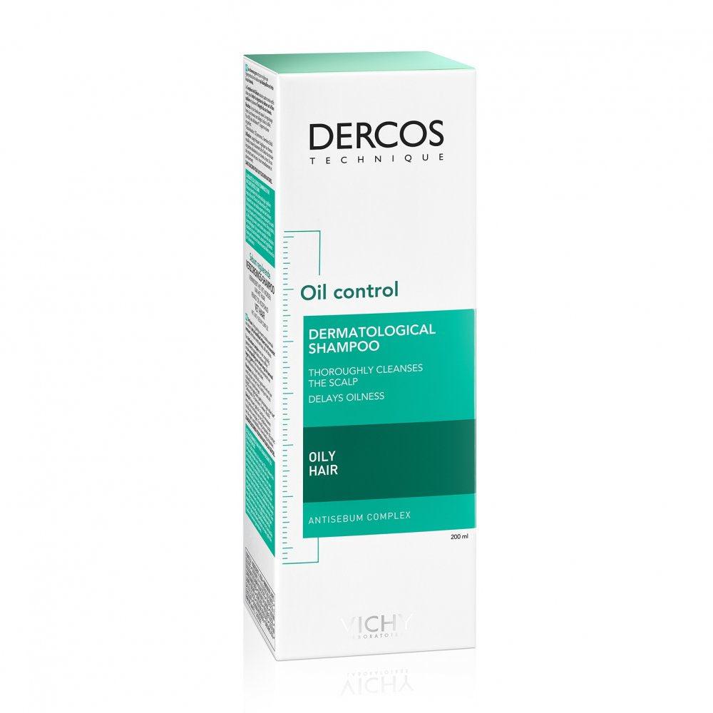 Sampon sebocorector pentru par gras Dercos, 200 ml, Vichy-