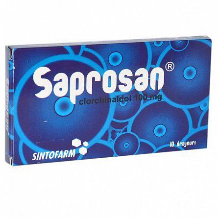 Saprosan, 100 mg, 10 drajeuri, Sintofarm-