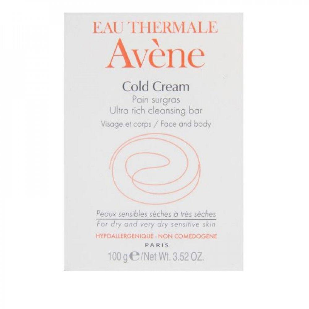 Sapun emolient pentru ten uscat si foarte uscat Cold Cream, 100 g, Avene-