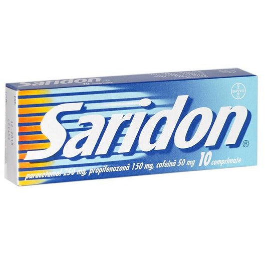 Saridon, 10 comprimate, Bayer-