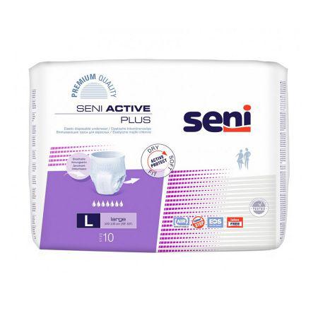 Scutece pentru adulti Active Plus, Large, 10 bucati, Seni