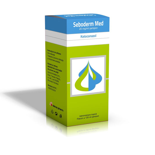 Seboderm Med, 20 mg/ml șampon, 120 ml, Slavia Pharm