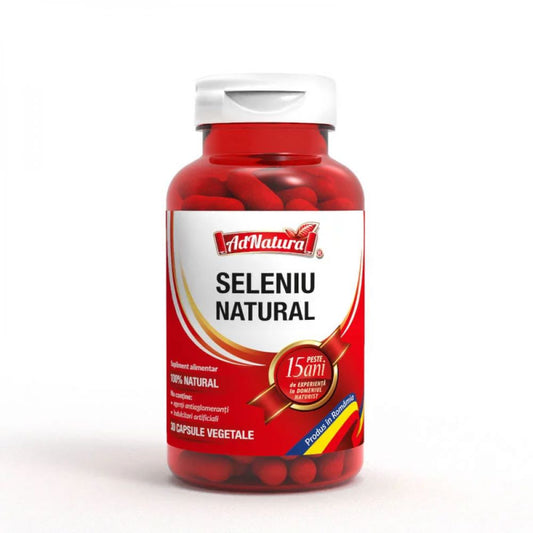 Seleniu Natural, 60 capsule, AdNatura-