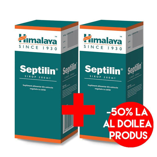 Septilin Sirop, Pentru Imunitate, 200ml ( 1+ 50% reducere la al doilea produs), Himalaya-
