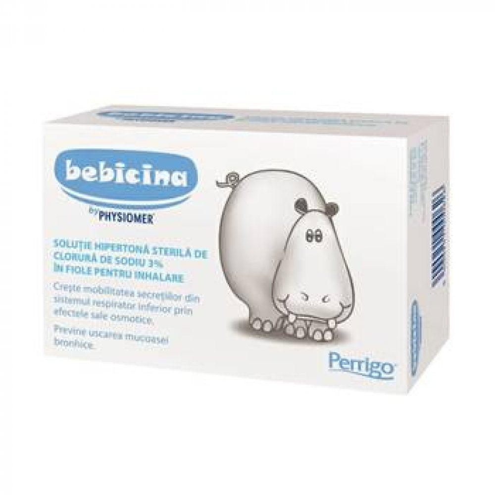 Ser Fiziologic Hipertonic 3%, 24 fiole, 4 ml, Bebicina