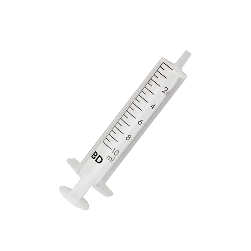 Seringa BD Discardit, 2 componente, 10 ml, varf Luer-Slip, cu ac detasat 22G 0.7x30mm, negru, 300626