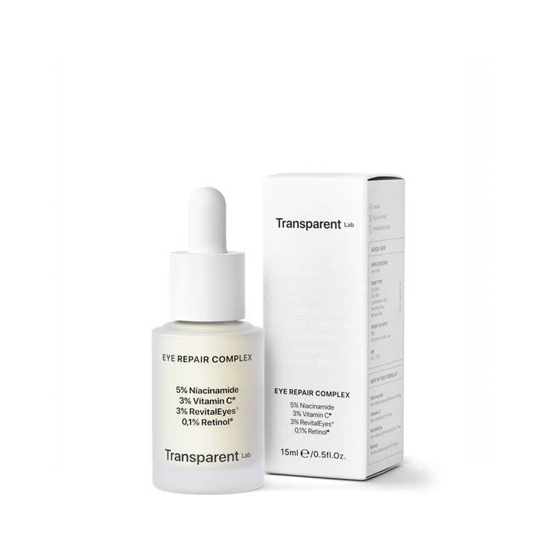 Serum anti-aging si reparator pentru ochi, 15ml, Transparent Lab