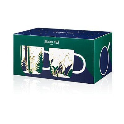 Set cadou care contine doua cani de portelan, Lup si Oaie 2024 Xmas, Kusmi Tea