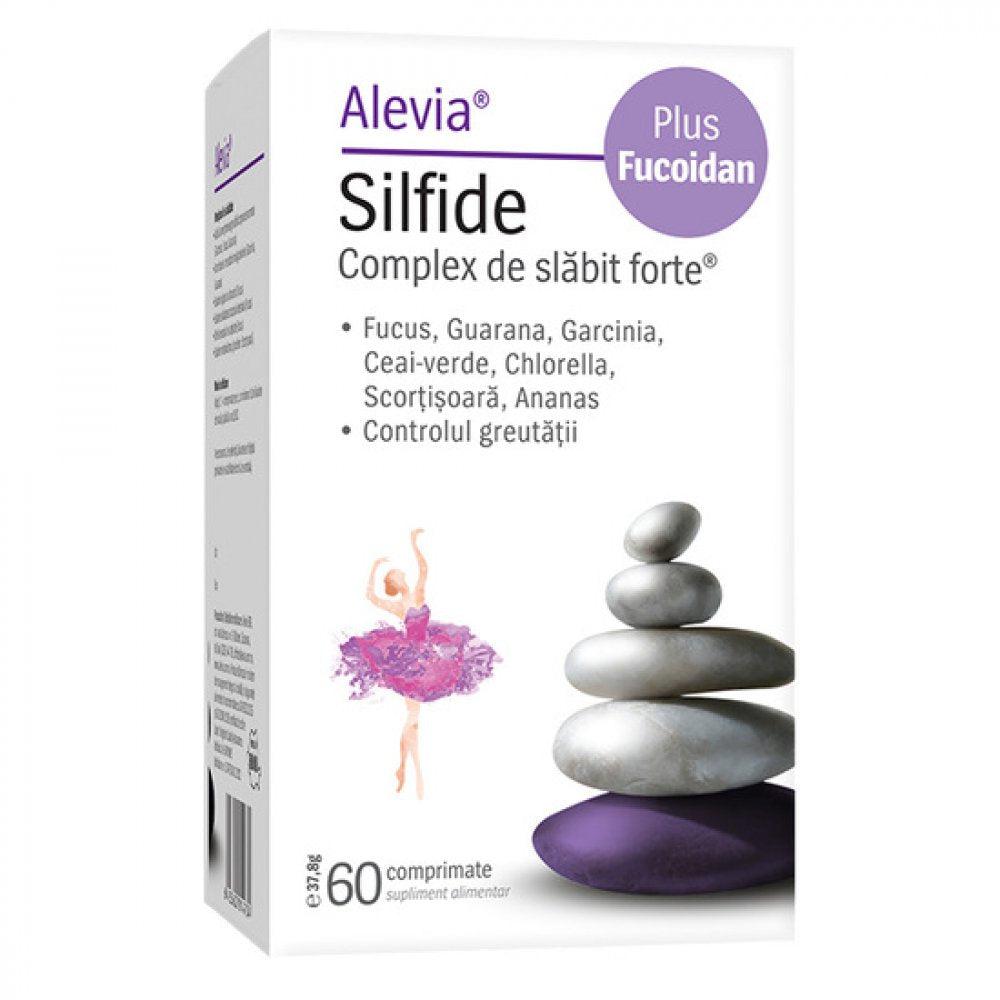 Silfide Complex de slabit forte plus Fucoidan, 60 comprimate, Alevia-