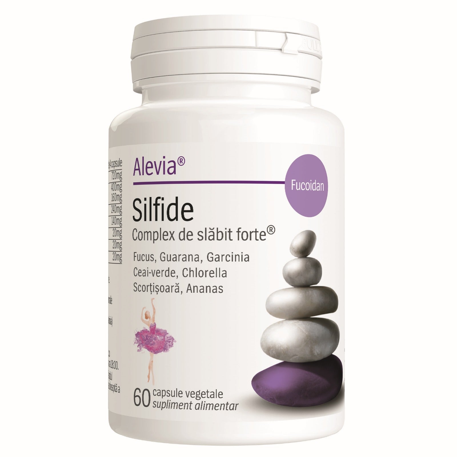 Silfide Complex de slabit forte plus Fucoidan, 60 comprimate, Alevia