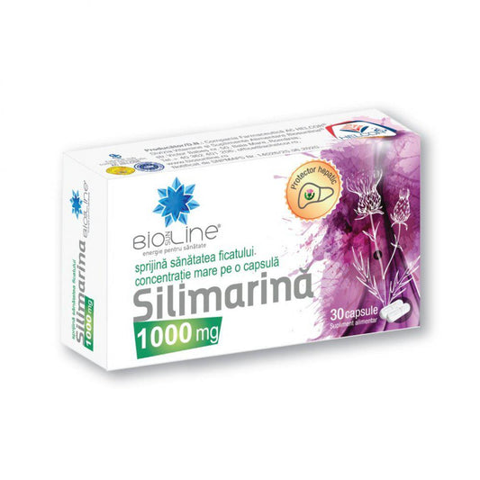 Silimarina, 1000 mg, 30 capsule, BioSunLine-