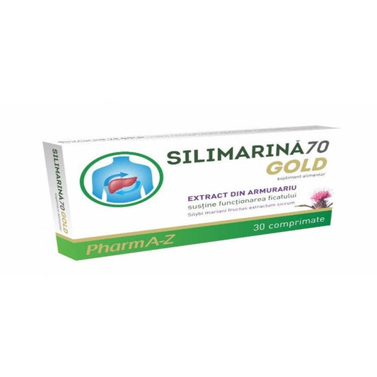 Silimarina 70 Gold, 30 comprimate, PharmA-Z-