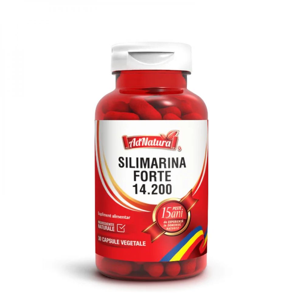 Silimarina Forte, 14.200, 60 capsule, AdNatura-