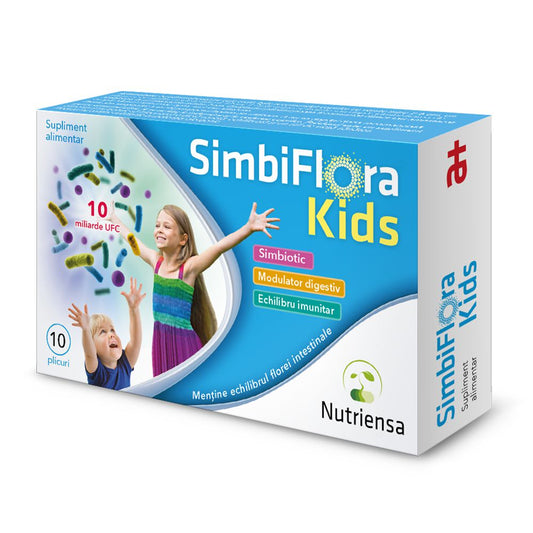 SimbiFlora Kids, 10 plicuri, Antibiotice SA-