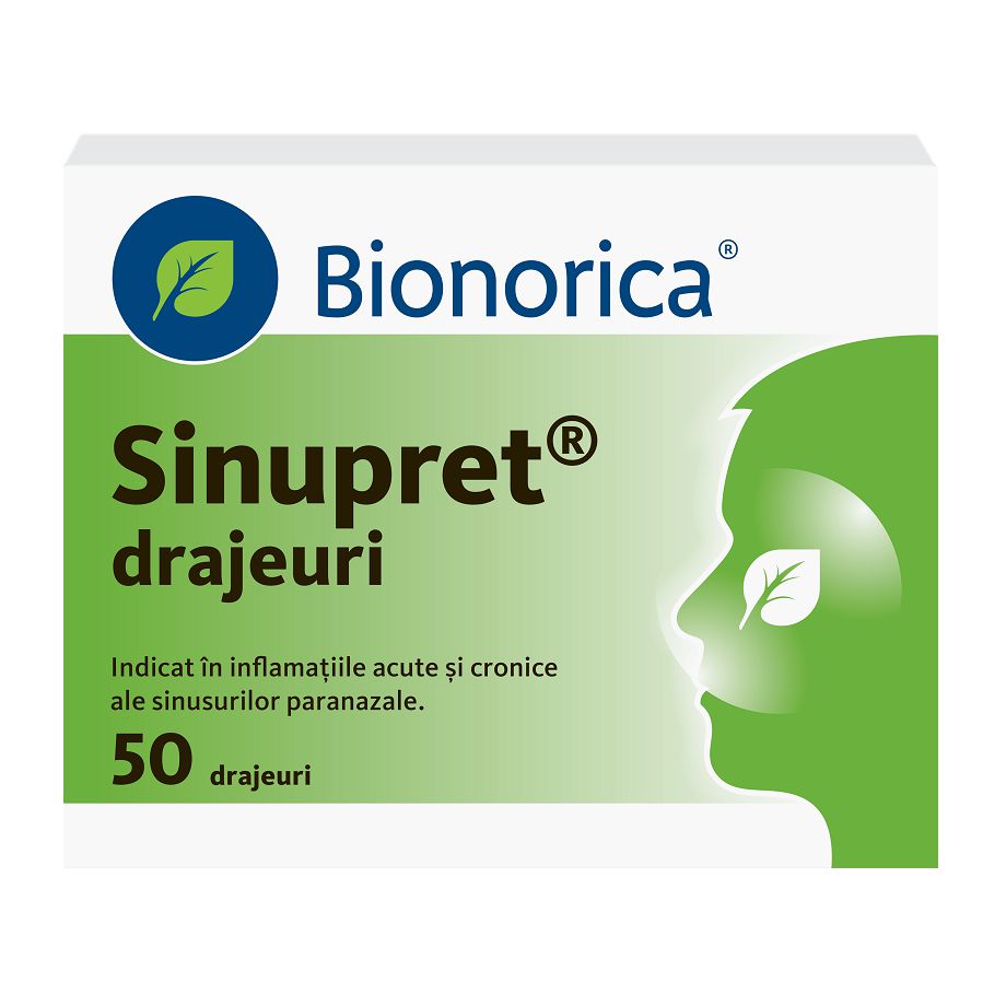 Sinupret, 50 drajeuri, Bionorica-