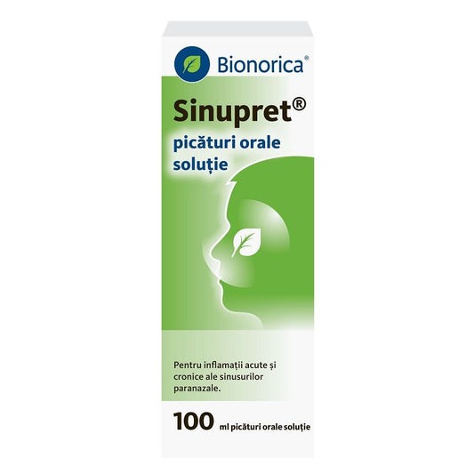 Sinupret picaturi orale solutie, 100 ml, Bionorica-