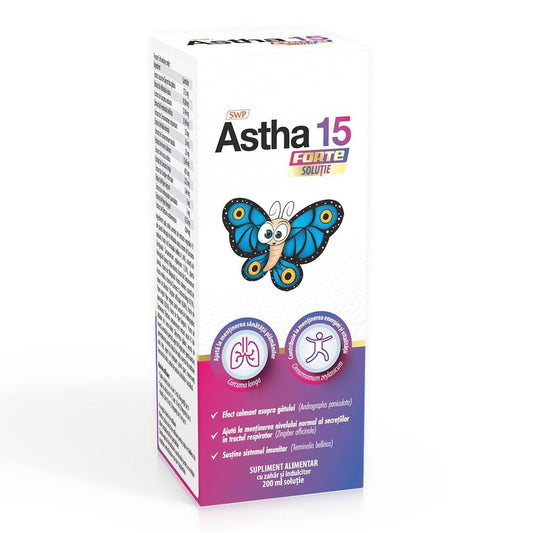 Sirop Astha 15 Forte, 200 ml, Sun Wave Pharma-
