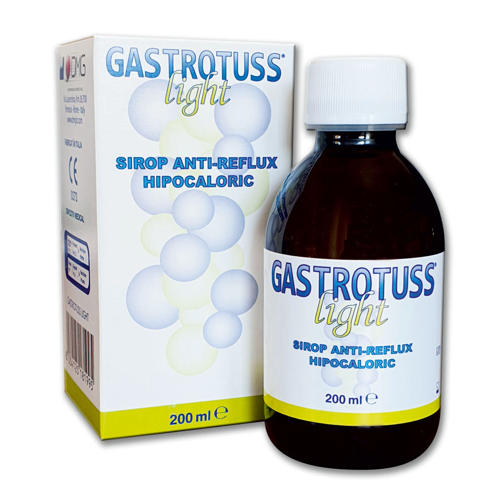 Sirop hipocaloric anti-reflux Gastrotuss Light, 200 ml, Gastrotuss