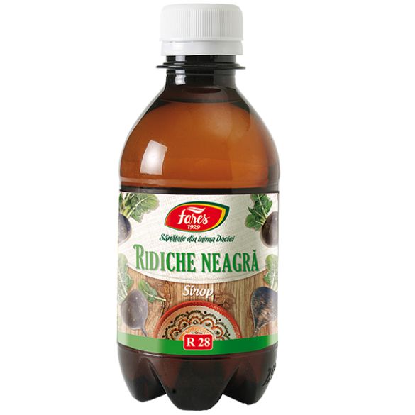 Sirop Ridiche Neagra, R28, 250 ml, Fares - 5941141006344