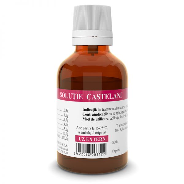 Solutie Castelani, 25 ml, Tis Farmaceutic - 6422068003122