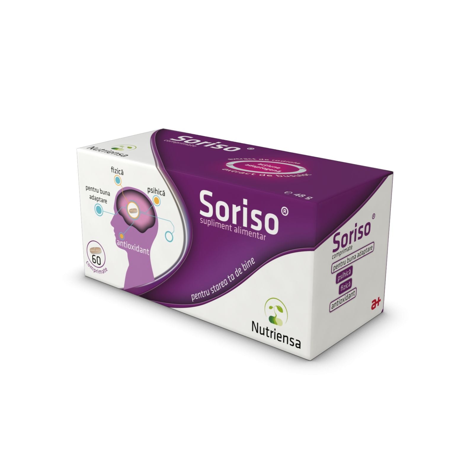 Soriso, 60 comprimate, Antibiotice SA