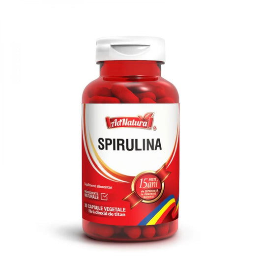 Spirulina, 30 capsule, AdNatura-