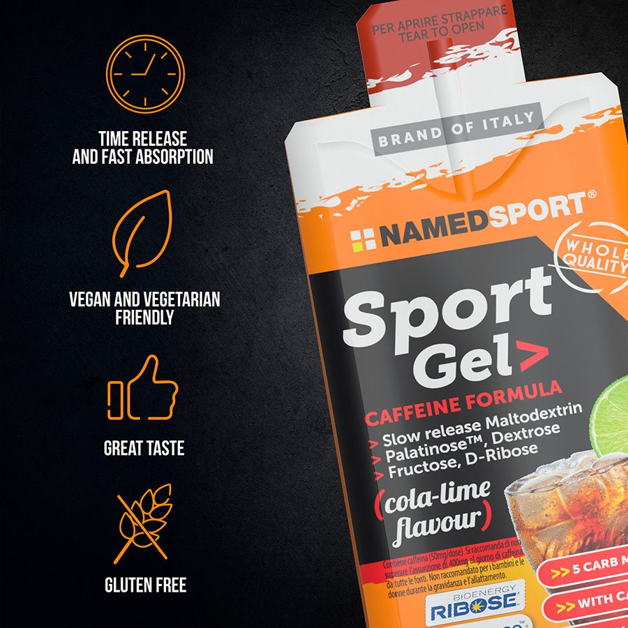 SPORT GEL> Cola Lime, 25 ml, Named Sport-