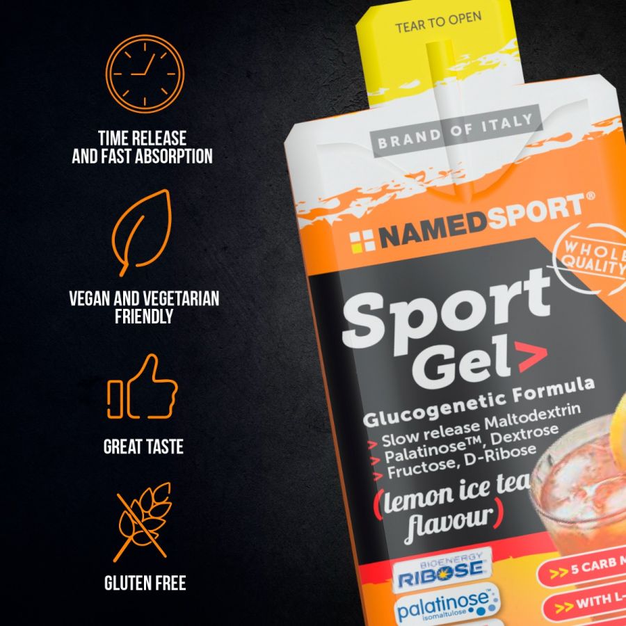 SPORT GEL> Lemon Ice Tea, 25 ml, Named Sport-