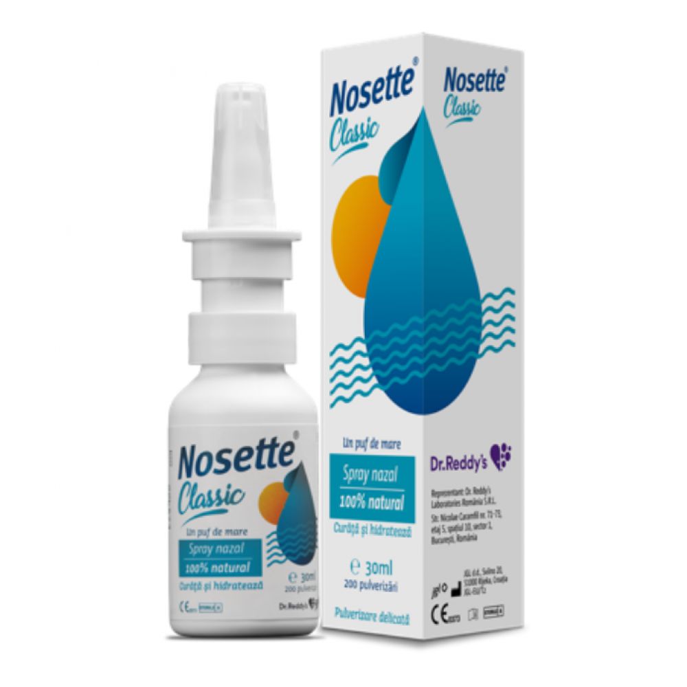 Spray nazal natural Nosette Classic, 30 ml, Dr. Reddys