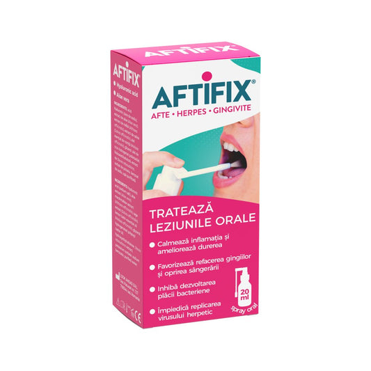 Spray oral Aftifix, 20 ml, Fiterman Pharma-