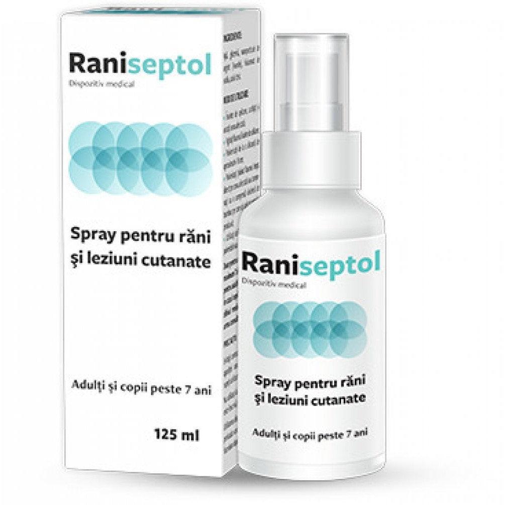 Spray pentru rani si leziuni cutanate Raniseptol, 125ml, Zdrovit-